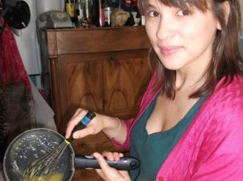 Rachel Khoo making Lemon Curd Rachel Khoo making Lemon Curd